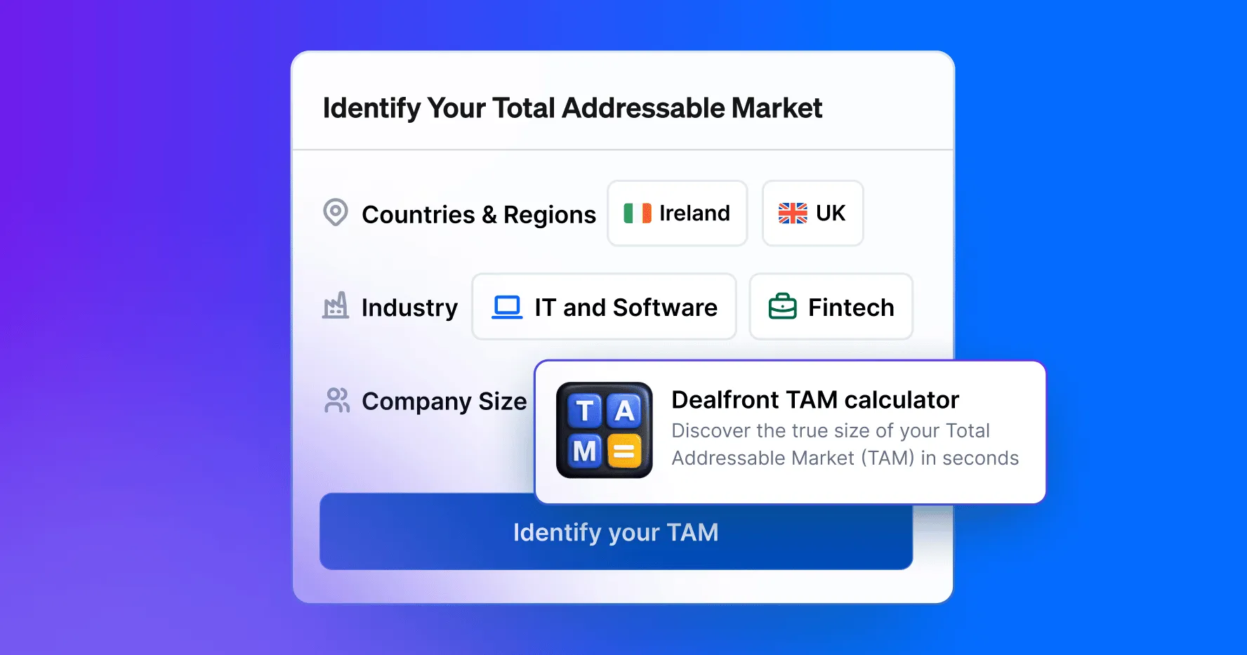 Identify your Total Addressable Market (TAM)